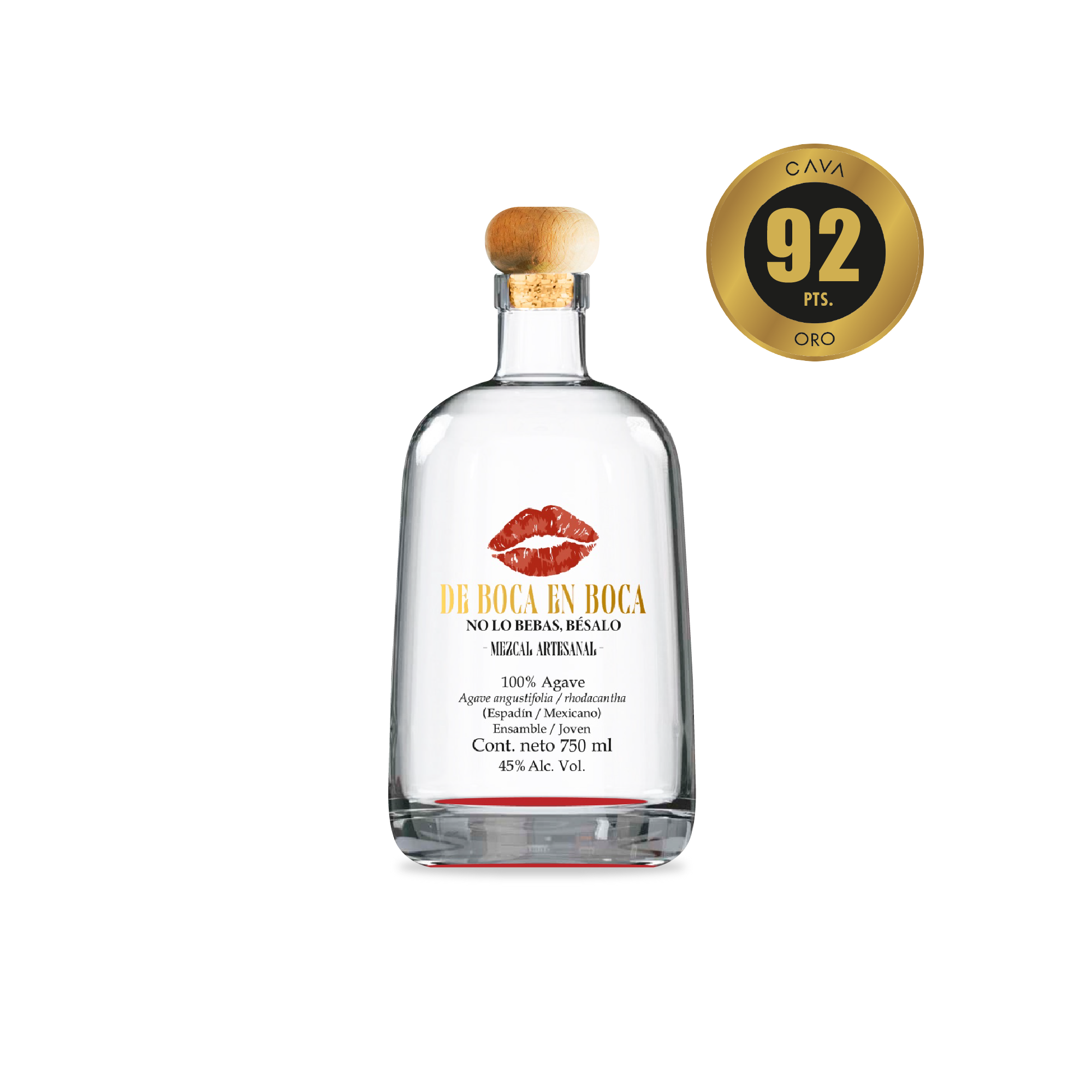 Mezcal De Boca en Boca Ensamble Espadín/Mexicano - 750 ml