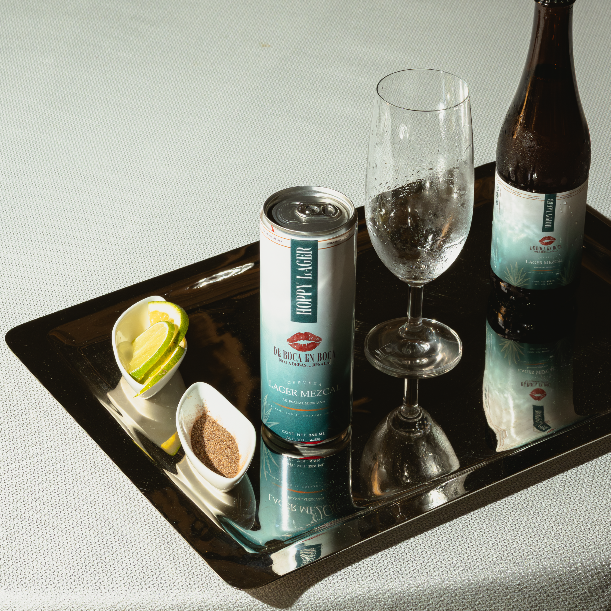 Hoppy Lager con Mezcal