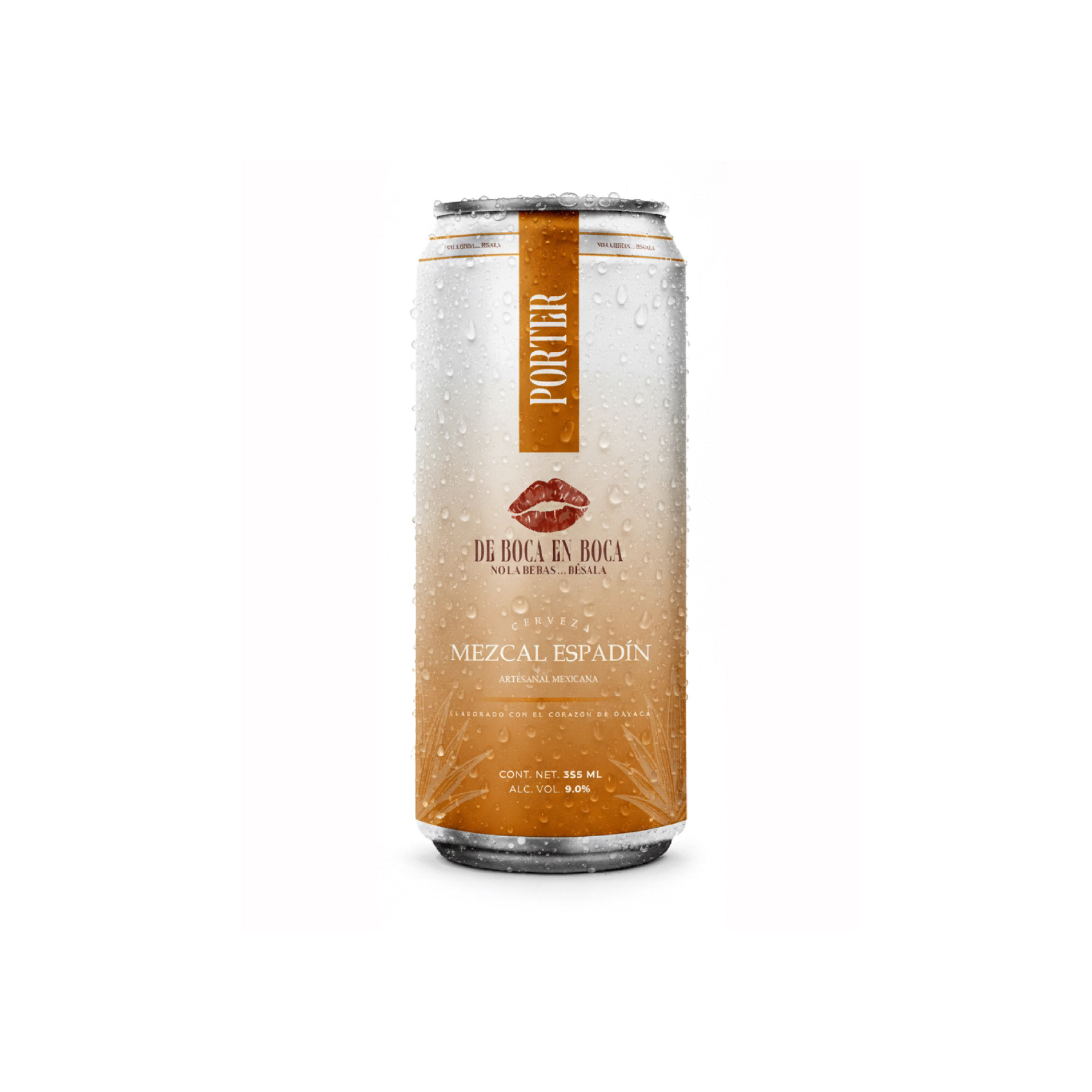 DE BOCA EN BOCA PORTER CON MEZCAL LATA - 355ML